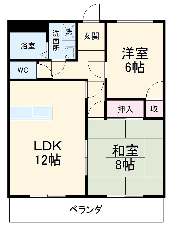 リバーサイド湯山の間取り