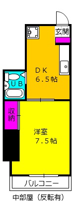 カーサ立石の間取り