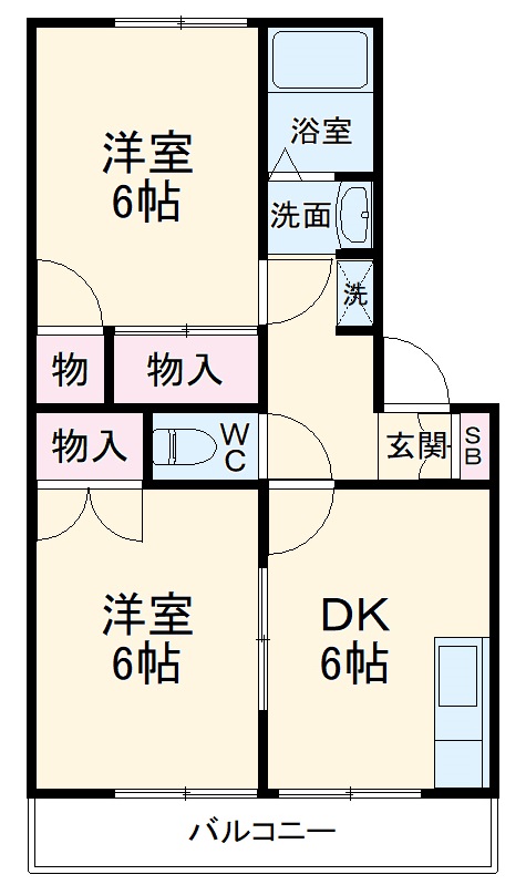 ファミール川戸の間取り