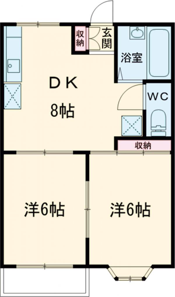 メゾン・ルピネスの間取り