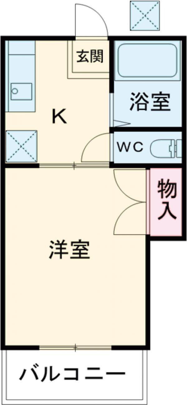 内久ハイツの間取り