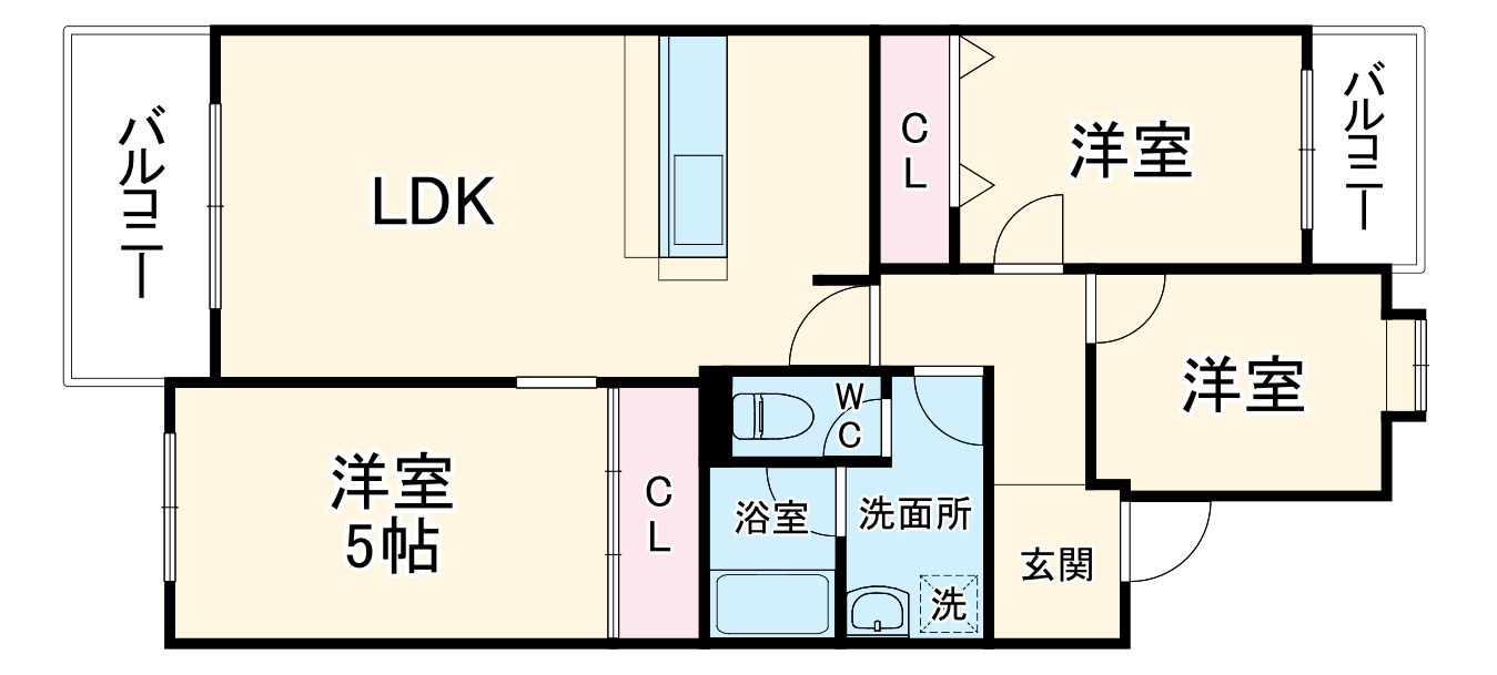 ヴィラコート青葉台の間取り