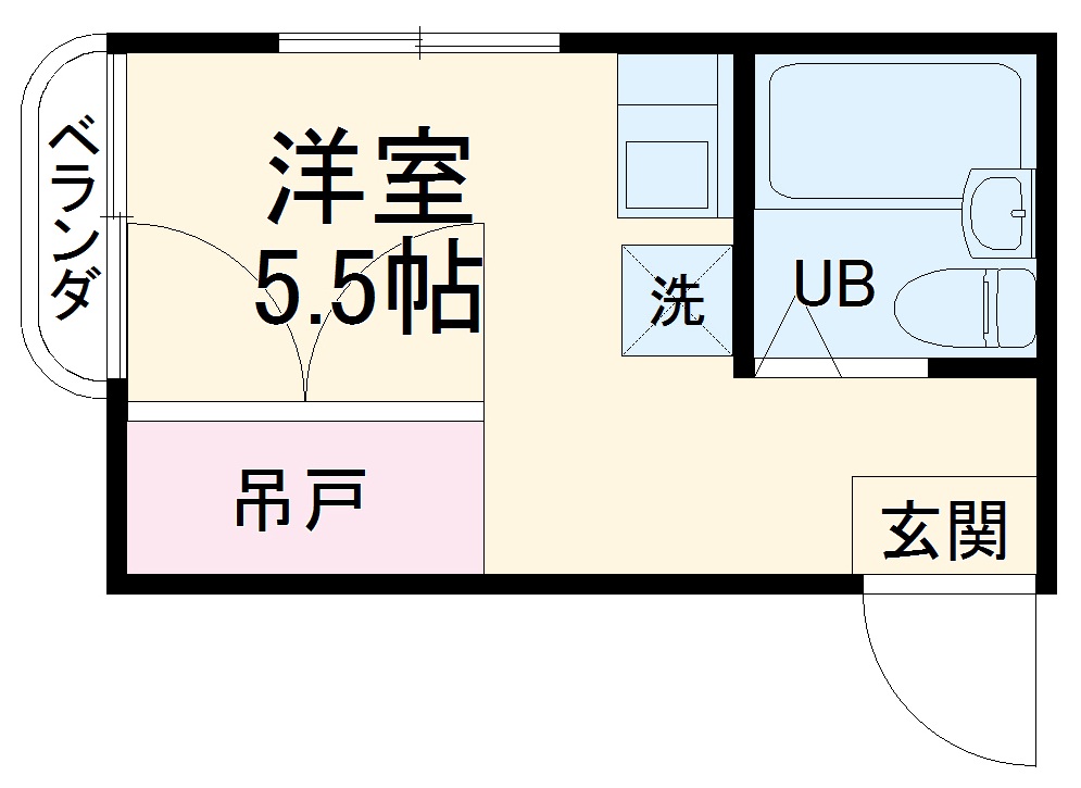 パレス市川の間取り