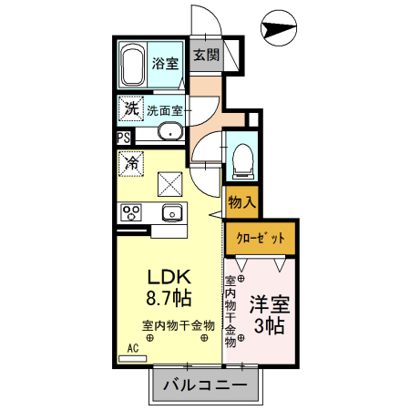 クレセントコート 住宅の間取り