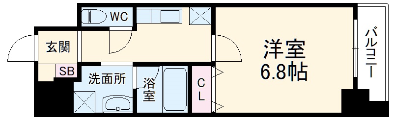 インペリアル豊中服部の間取り