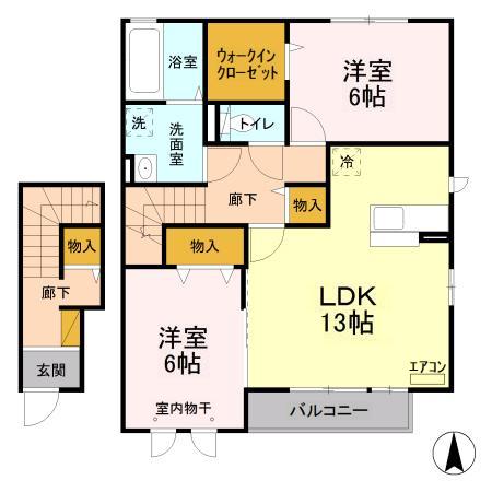 サンセールTKN Bの間取り