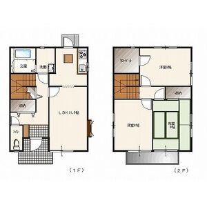 中山ハイツ Aの間取り