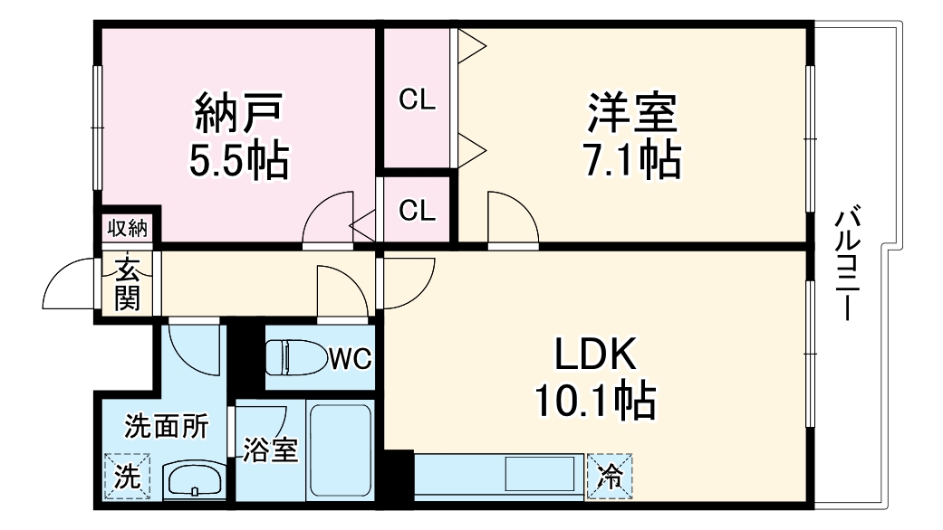エスポアール西大路の間取り