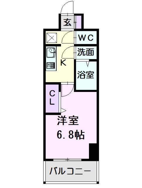 メイクスデザイン名駅南の間取り