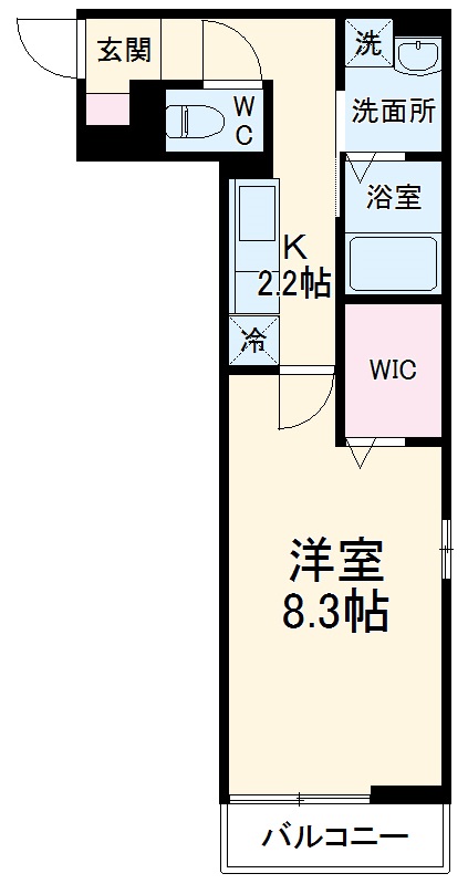 Tスクエア越ヶ谷の間取り