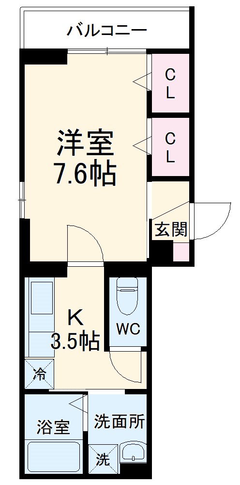 Ｔスクエア越ヶ谷の間取り