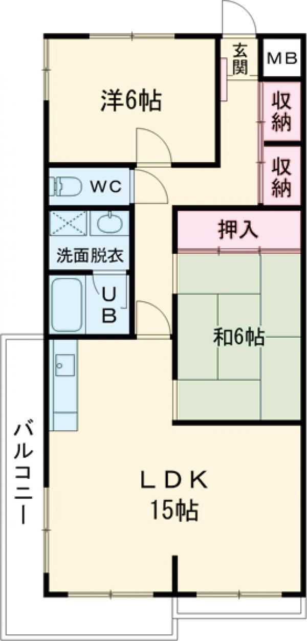阿部南葛西第1マンションの間取り