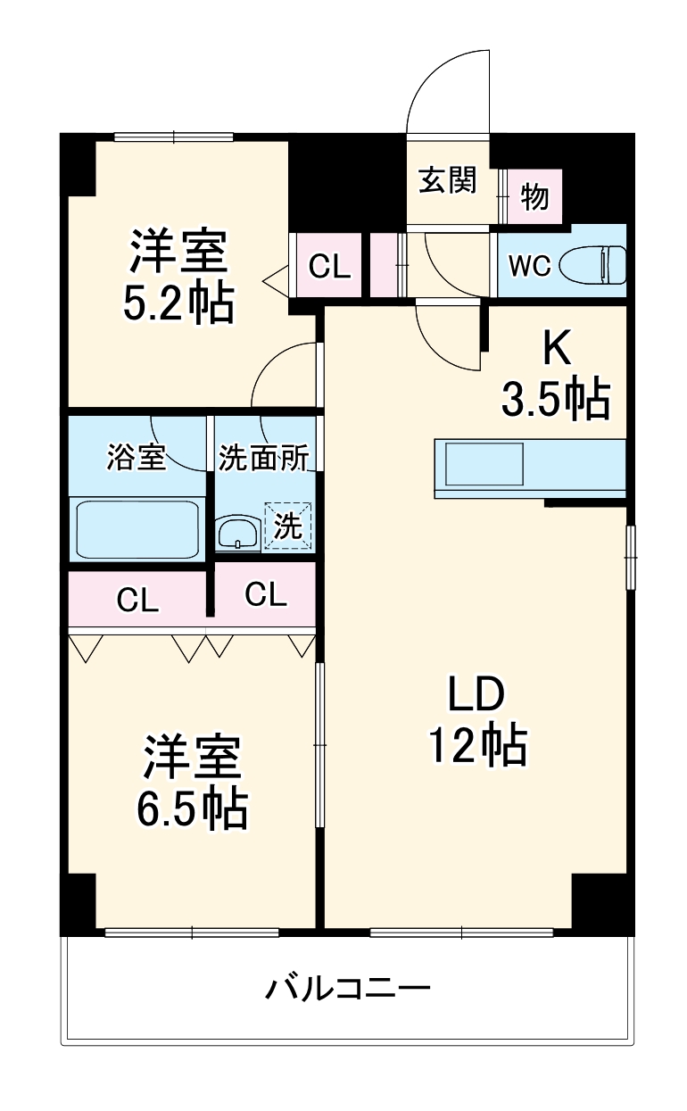 リジェールの間取り