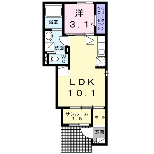グランコートの間取り