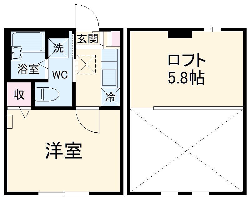 E-style横浜根岸の間取り