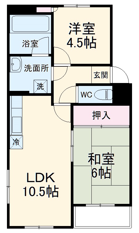 MSハイツの間取り