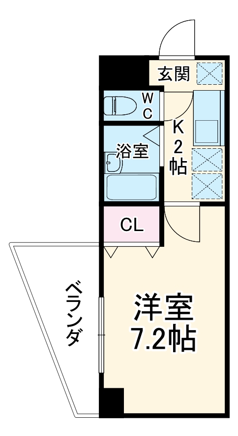 ミリアビタNO.7の間取り