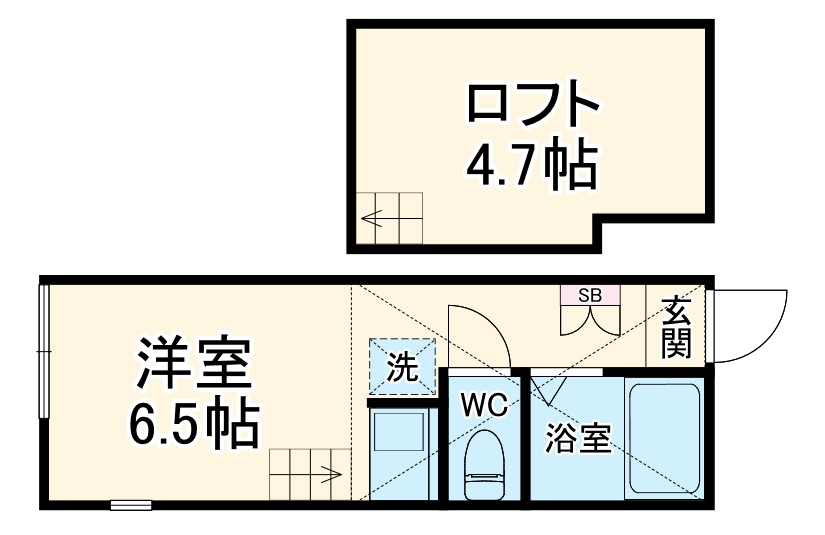 G・Aヒルズ小田2丁目A棟の間取り