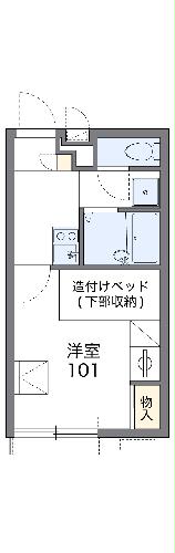 レオパレス嵯峨野の間取り