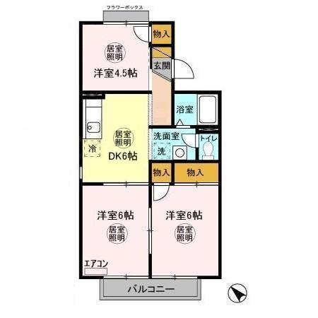 サニーコート国分寺台の間取り