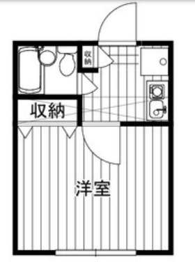 ジュネパレス新松戸第４５・103号室の間取り