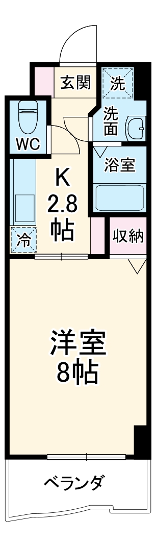 アップル第７マンションの間取り