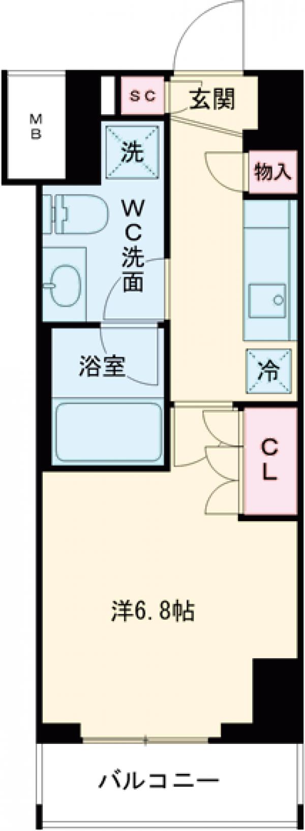 ザ・パークハビオ南大井の間取り