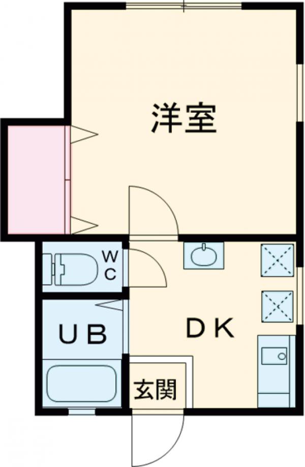 DOME-TAMA F棟の間取り