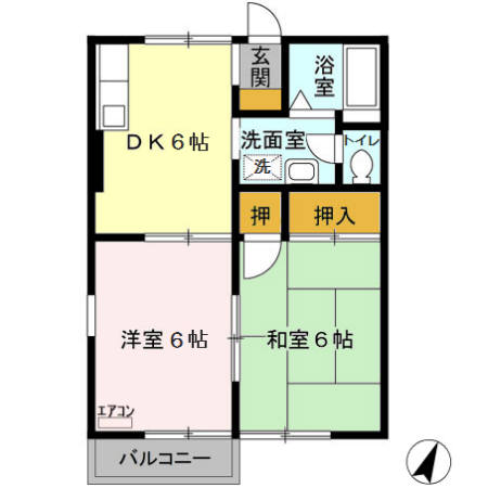 エスペランサ Cの間取り
