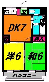 コーポラス華宝の間取り