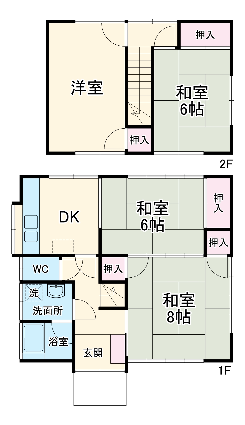 蓮田市大字笹山戸建ての間取り