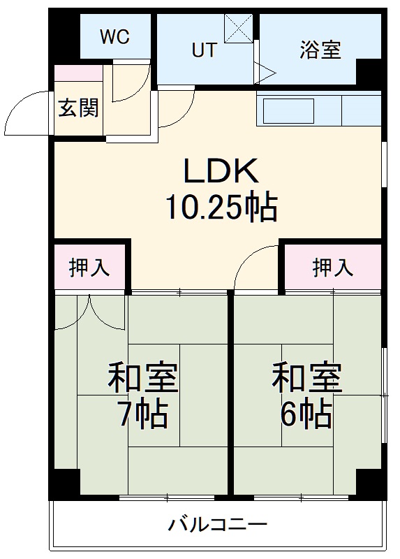アーバンコート森壱番館の間取り