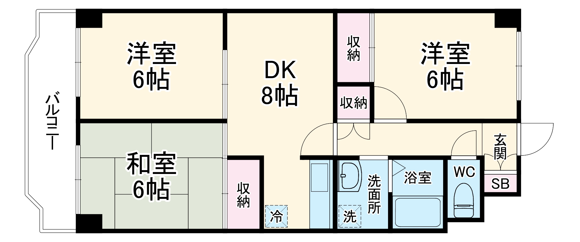 ダンデライアン鵠沼の間取り