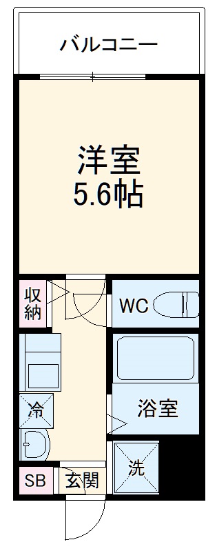 ドミール大倉山の間取り