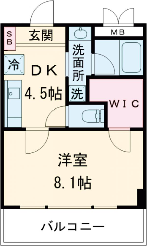 フルグラール池袋の間取り