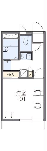 レオパレスシロヤシキの間取り