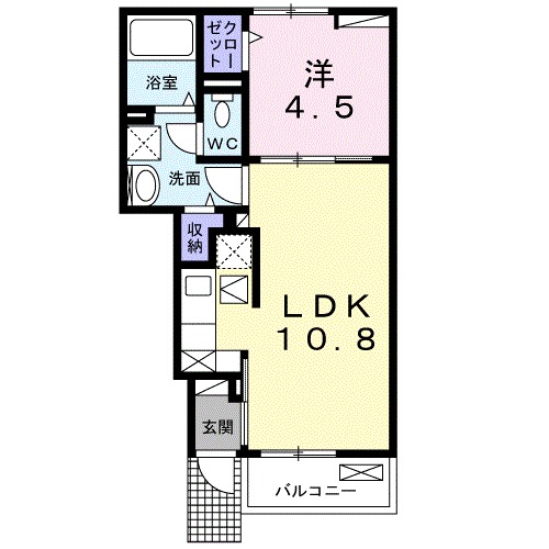 フルール・ド・コリーヌの間取り