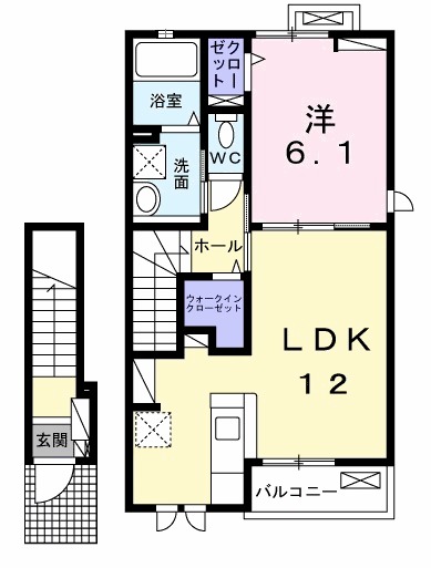 フルール・ド・コリーヌの間取り