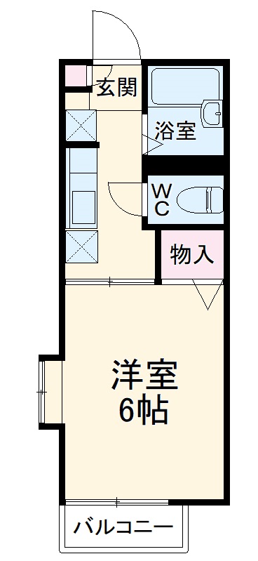 ハイツブランジェA棟の間取り