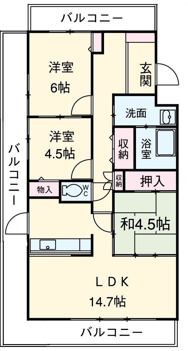 willDo黒川の間取り