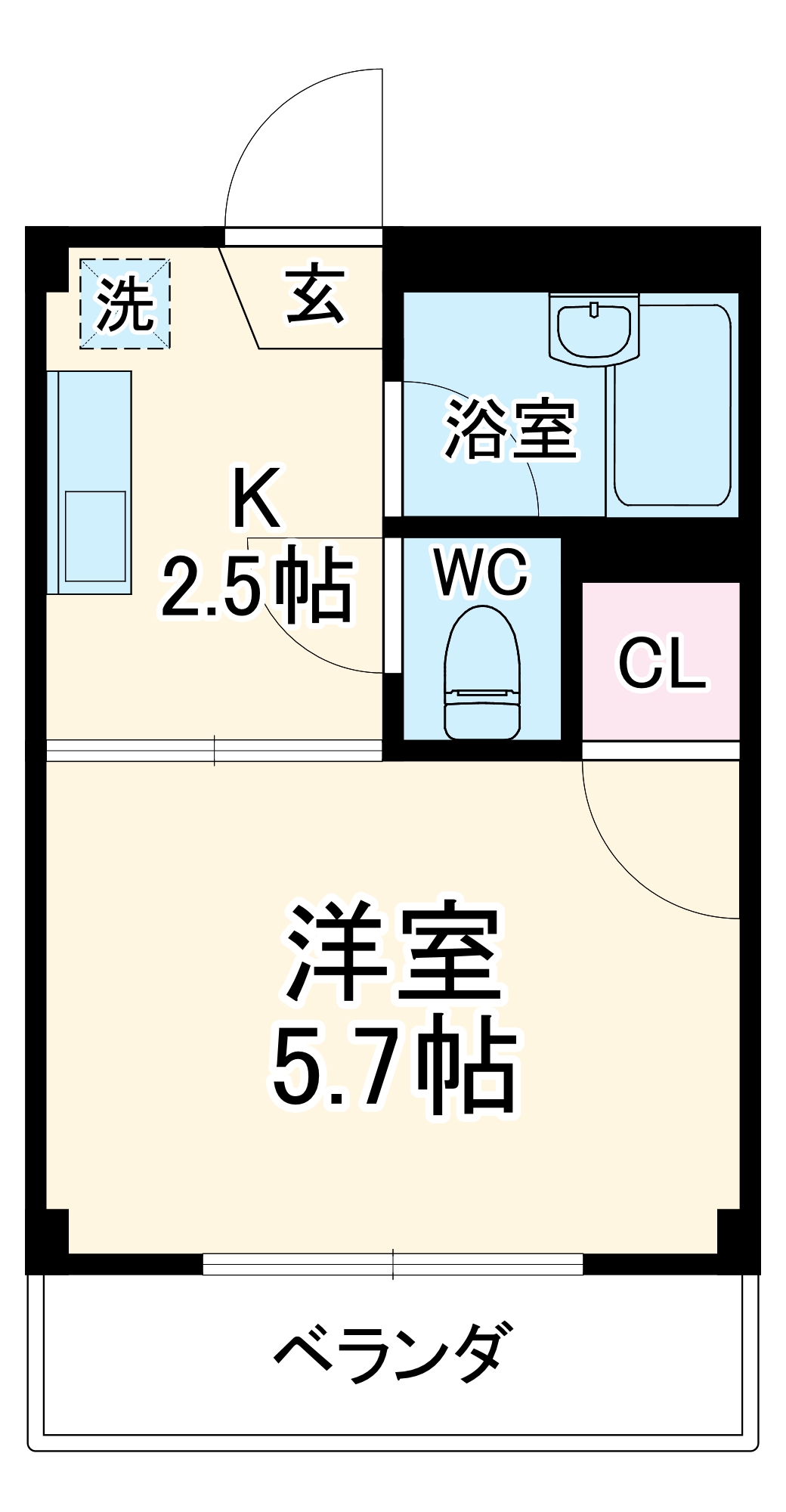 リエス伊勢原の間取り