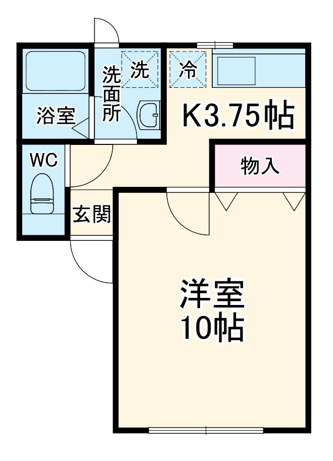 プラネッツ湘南Bの間取り