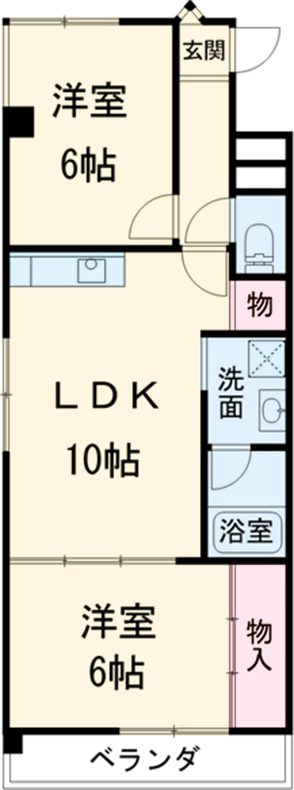 エクセル植田の間取り