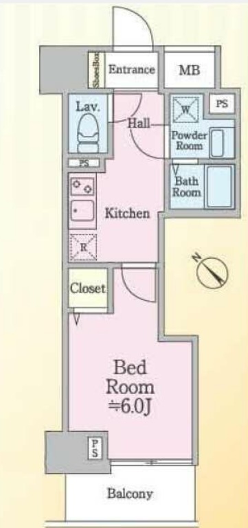 ガリシア駒込EASTの間取り