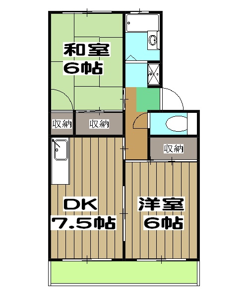 セジュール91の間取り