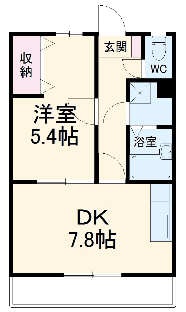 ガーデンコート平松APの間取り