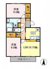コートエスペランサ Aの間取り