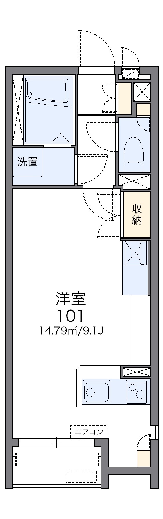 レオネクスト絆の間取り