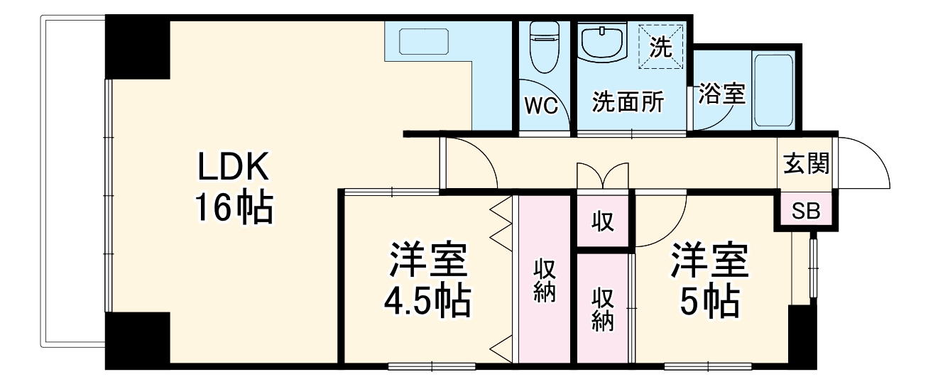 グランコート２１の間取り
