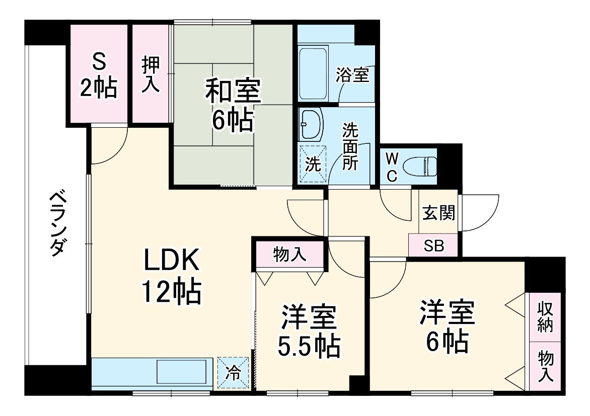 長坂ビルの間取り
